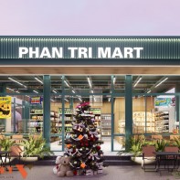 Thiết kế siêu thị 120m² Phan Trí Mart tại Đà Nẵng 